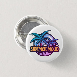 Badge Rond 2,50 Cm Humeur d'été