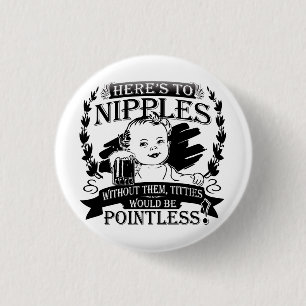 Badge Rond 2,50 Cm Humour de allaitement