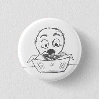 Badge Rond 2,50 Cm Hush Puppies !