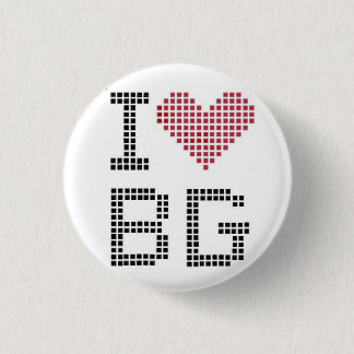 Badge Rond 2,50 Cm I coeur BG