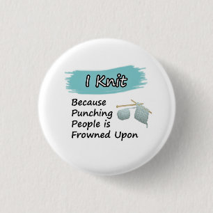 Badge Rond 2,50 Cm I Knit - Bouton