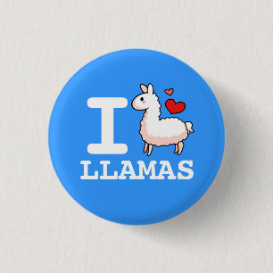 Badge Rond 2,50 Cm I lamas de lama