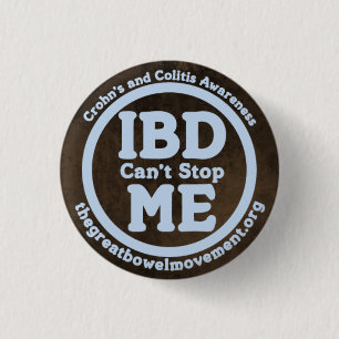 Badge Rond 2,50 Cm IBD ne peut pas m'arrêter bouton