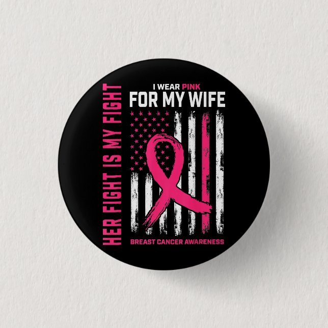 Badge Rond 2,50 Cm Ici Fight (Devant)