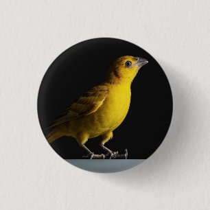 Badge Rond 2,50 Cm Icône : canari