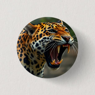 Badge Rond 2,50 Cm Icône : léopard