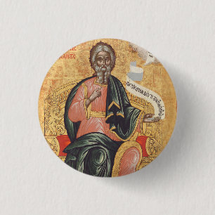 Badge Rond 2,50 Cm Icône orthodoxe de saint André l'apôtre