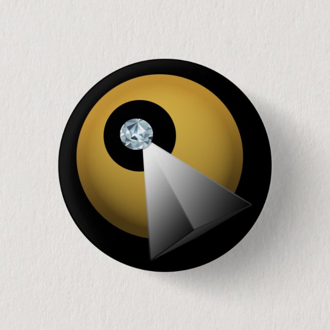 Badge Rond 2,50 Cm IDIC Pin (Devant)
