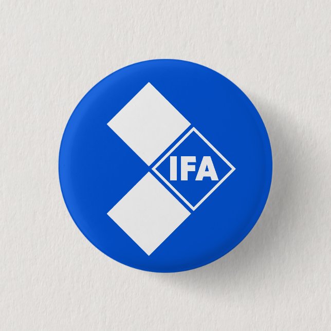 BADGE ROND 2,50 CM IFA (Devant)