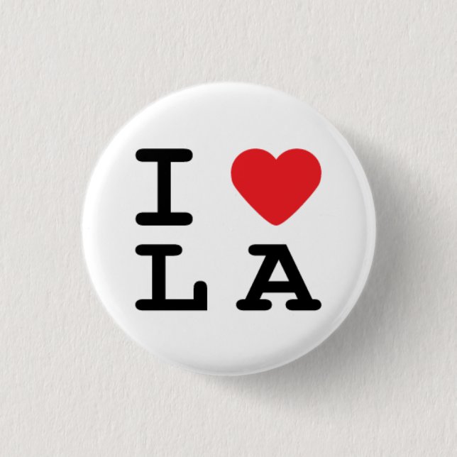 Badge Rond 2,50 Cm iHeart… Boutons (Devant)