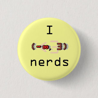 Badge Rond 2,50 Cm iheartnerds