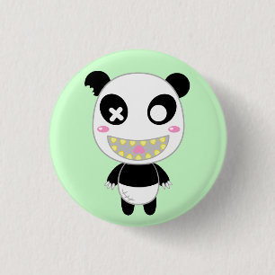 Badge Rond 2,50 Cm Ijimekko le panda