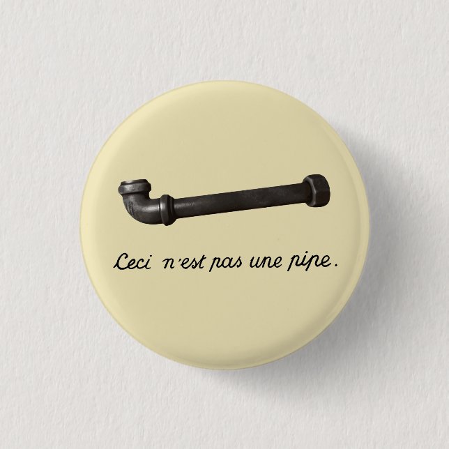 Badge Rond 2,50 Cm Il n'y a aucun tuyau (Devant)