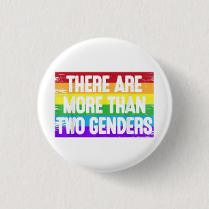 Badge Rond 2,50 Cm Il y a plus de 2 genres T Shirt Deux Cadeau Hommes