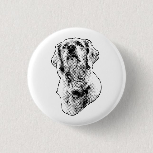 Badge Rond 2,50 Cm Impression joyeuse, défilé de points (Devant)