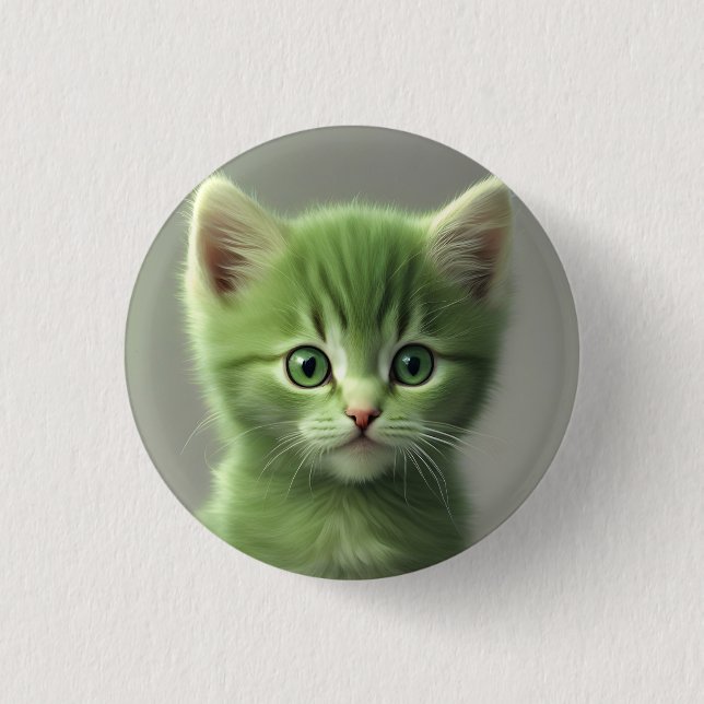 Badge Rond 2,50 Cm Incroyable Kitten (Devant)
