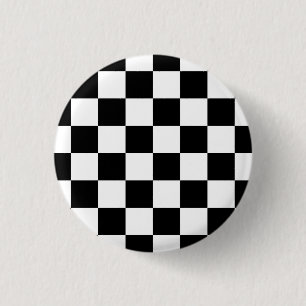 Badge Rond 2,50 Cm Indicateur À damiers
