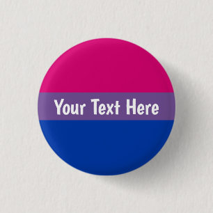 Badge Rond 2,50 Cm Indicateur Bisexuel personnalisé
