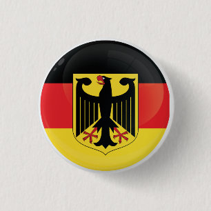 Badge Rond 2,50 Cm Indicateur d'icône arrondi Allemagne