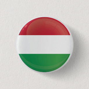 Badge Rond 2,50 Cm Indicateur d'icône circulaire Hongrie