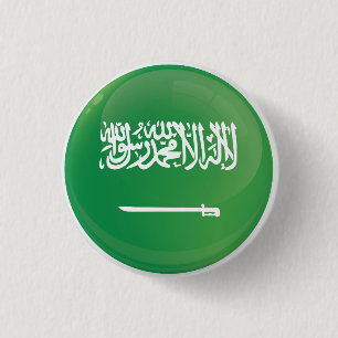 Badge Rond 2,50 Cm Indicateur d'icône de ronde saoudienne