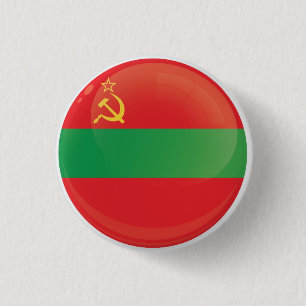 Badge Rond 2,50 Cm Indicateur d'icône ronde en Transnistrie