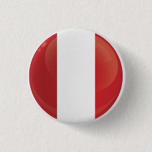 Badge Rond 2,50 Cm Indicateur Icône Arrondi Pérou