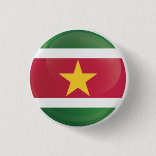 Badge Rond 2,50 Cm Indicateur Icône Arrondi Suriname