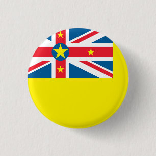 Badge Rond 2,50 Cm Indicateur Niue