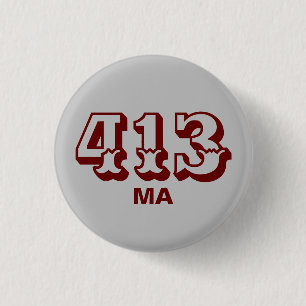 Badge Rond 2,50 Cm Indicatif régional 413