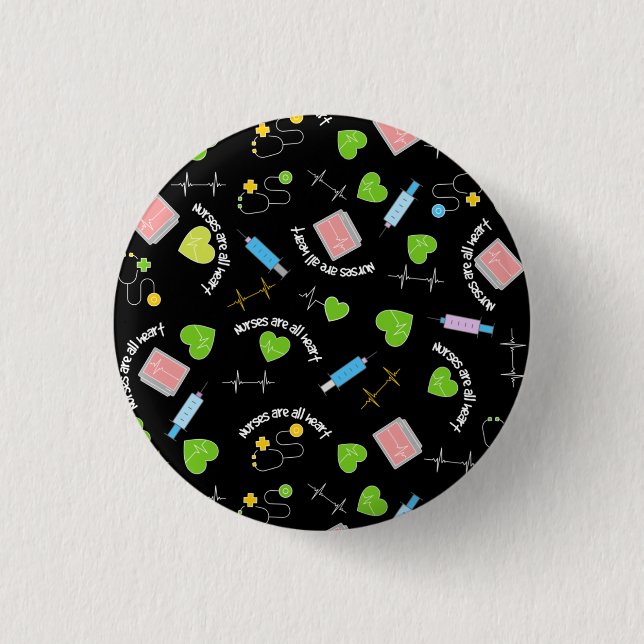 Badge Rond 2,50 Cm Infirmière (Devant)