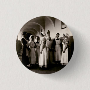Badge Rond 2,50 Cm Infirmières d'Allemand de WWI