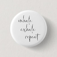 Inhale Exhale Méditation Calme Respirer Minimalist