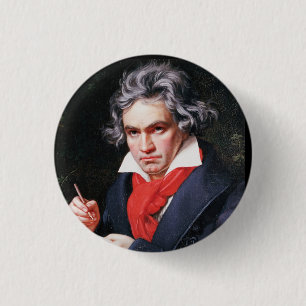 Badge Rond 2,50 Cm Inscription de Beethoven