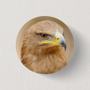 Badge Rond 2,50 Cm Insigne avec Eagle d'or
