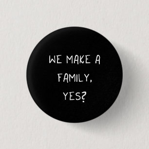 Badge Rond 2,50 Cm Insigne/bouton noirs orphelins - citation de