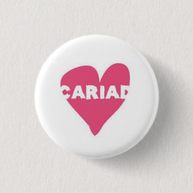 Badge Rond 2,50 Cm Insigne de bouton de Cariad (Devant)