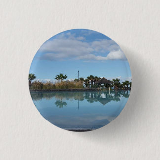 Badge Rond 2,50 Cm Insigne de bouton de vue de Poolside de Ténérife
