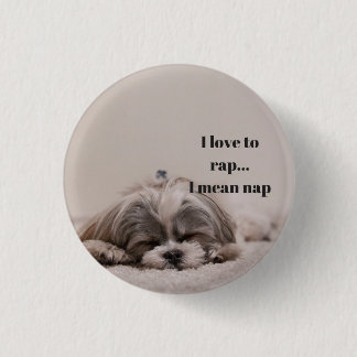Badge Rond 2,50 Cm Insigne de chien