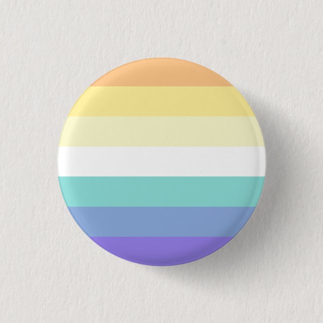 Badge Rond 2,50 Cm Insigne de drapeau de la fierté Genderfaun (Devant)