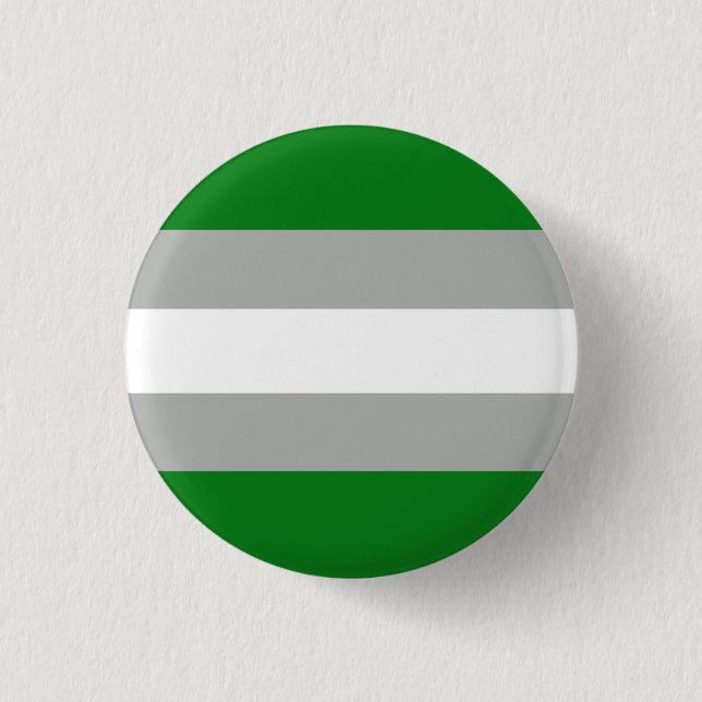 Badge Rond 2,50 Cm Insigne de drapeau de la fierté Greyromatique (Devant)
