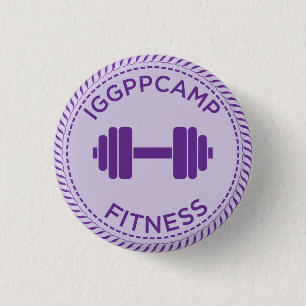 Badge Rond 2,50 Cm Insigne de forme physique d'IGGPPCamp
