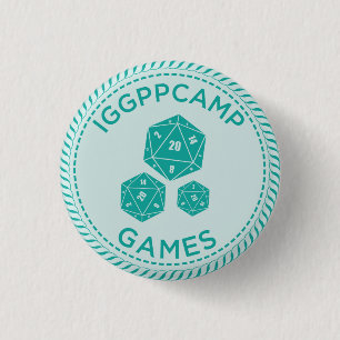 Badge Rond 2,50 Cm Insigne de jeux d'IGGPPCamp