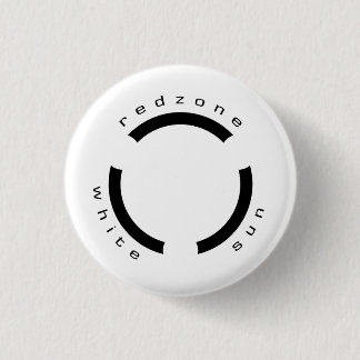 Badge Rond 2,50 Cm Insigne de logo de Redzone - de WhiteSun
