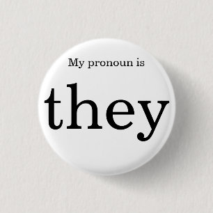 Badge Rond 2,50 Cm Insigne de pronom