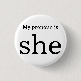 Badge Rond 2,50 Cm Insigne de pronom
