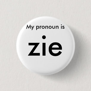 Badge Rond 2,50 Cm Insigne de pronom