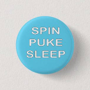Badge Rond 2,50 Cm Insigne de sommeil du chiot
