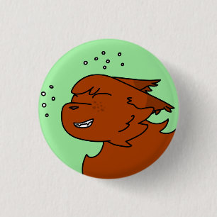 Badge Rond 2,50 Cm Insigne de vol d'écureuil