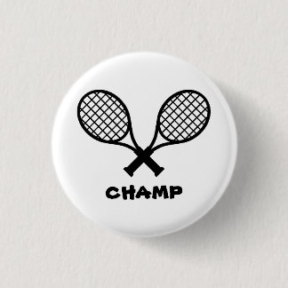 Badge Rond 2,50 Cm Insigne du champ de tennis
